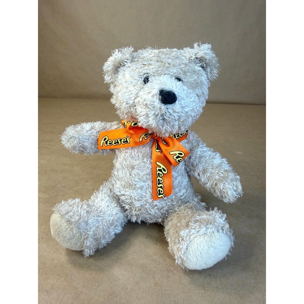 Reese's Plush Teddy Bear 7" Galerie Tan Super Soft Stuffed Collectible with Bow